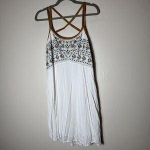 Miss Me Sundress Large Bohemian Festival Sleeveless Southwestern Aztec